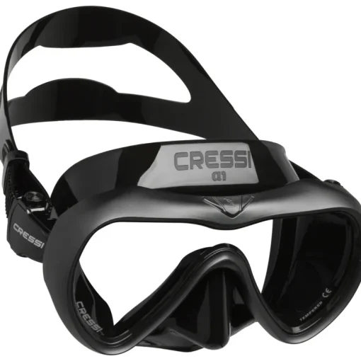 Cressi A1 Anti-Fog Mask Black/Graphite
