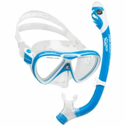 Cressi Pegaso and Iguana Dry Junior Mask/Snorkel Set