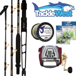 Daiwa Seaborg 1200 Electric Combo 2x rigs