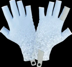 Daiwa UPF Pro Sun Gloves Blue Prism