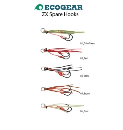 Ecogear ZX Spare Hooks M