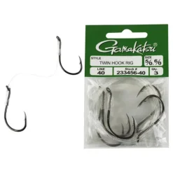 Gamakatsu Twin Hook Rig 3-pack