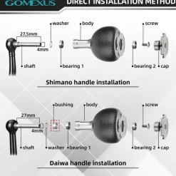 Gomexus Carbon Power Knob 38mm