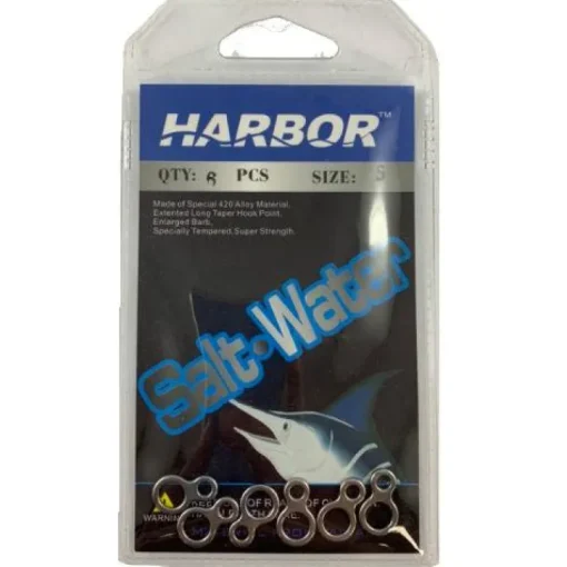 Harbor Figure 8 Solid Ring 6-pack