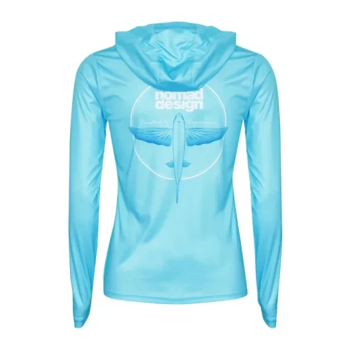 Nomad Design Hooded Tech Womens Flyer Teal