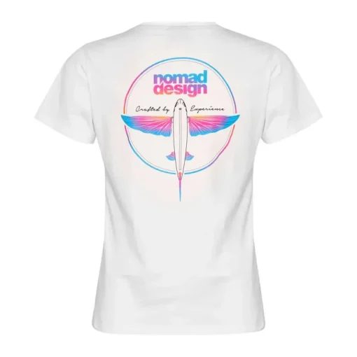 Nomad Design Tee Womens Flyer White