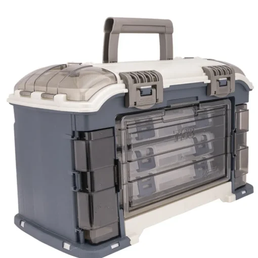 Plano 728001 Angled System Tackle Box 3600 Blue/Silver