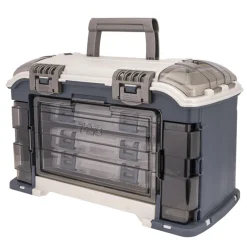 Plano 728001 Angled System Tackle Box 3600 Blue/Silver