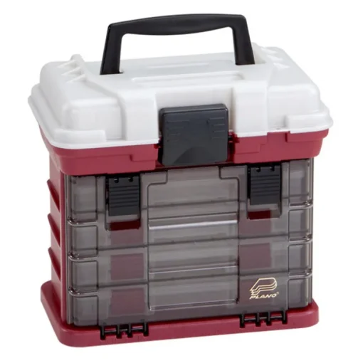 Plano 4BY 135402 Rack System Tackle Box 3500 Red/Silver