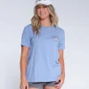 Salty Crew Ahi Mount Boyfriend Tee Wmns Marine Blue
