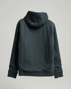 Salty Crew Anchor Quilted Zip Fleece Coal Black