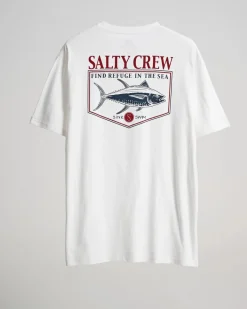 Salty Crew Angler Standard Tee White