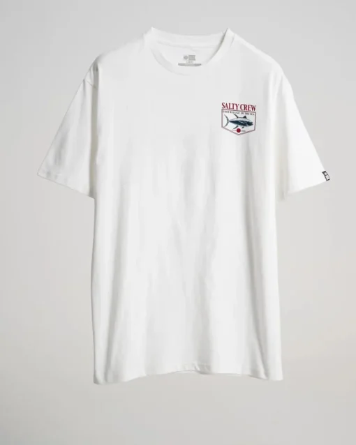 Salty Crew Angler Standard Tee White