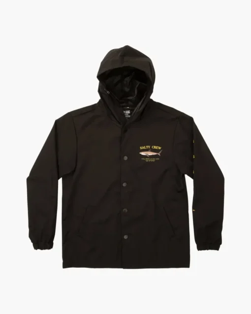 Salty Crew Bruce Snap Jacket Black