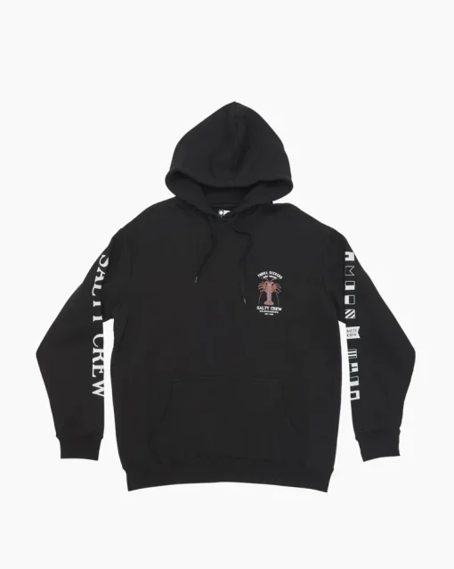 Salty Crew Buggin Out Crew Hoodie Black