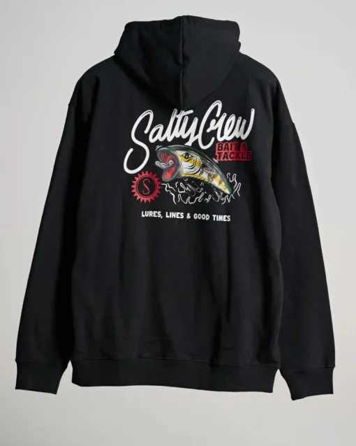 Salty Crew Cast Off Hoodie Black