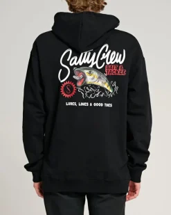 Salty Crew Cast Off Hoodie Black