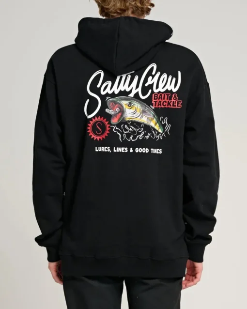 Salty Crew Cast Off Hoodie Black