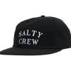 Salty Crew First Mate 5 Panel Cap Black