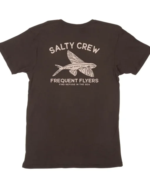 Salty Crew Frequent Flyer Prem SS Tee Black