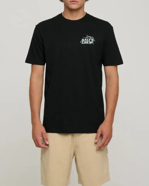 Salty Crew Hook Up Premium S/S Tee Black