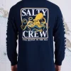 Salty Crew Ink Slinger Std LS Tee Navy
