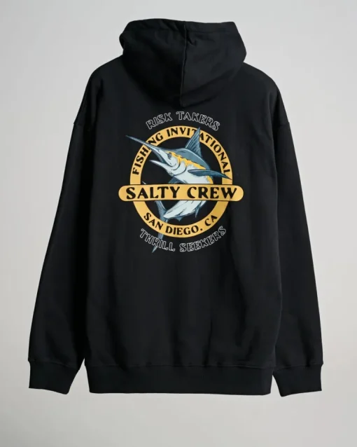 Salty Crew Interclub Hoodie Black
