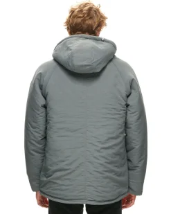 Salty Crew Long Shore Parka Jacket Dark Slate