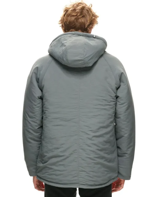 Salty Crew Long Shore Parka Jacket Dark Slate