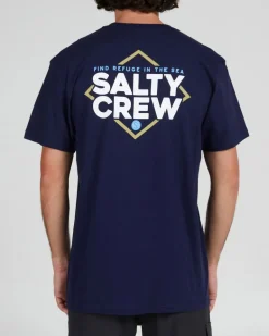 Salty Crew No Slack SS Tee Navy