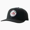 Salty Crew Snap Attack 6 Panel Cap Black