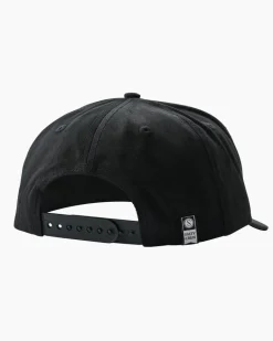 Salty Crew Snap Attack 6 Panel Cap Black