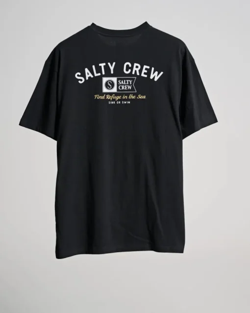 Salty Crew Surf Club Premium Tee Black