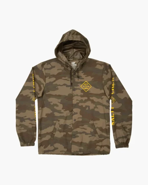 Salty Crew Tippet Snap Jacket Camo