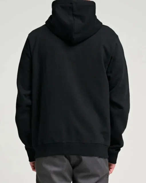 Salty Crew Topstitch Zip Fleece Black