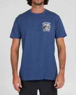 Salty Crew Tsunami SS Tee Navy Heather
