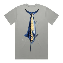 Simms Artist Tee Blue Marlin Fish it Well