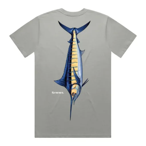 Simms Artist Tee Blue Marlin Fish it Well