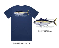 Simms Artist Tee Bluefin Tuna Fish it Well