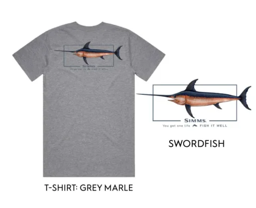 Simms Artist Tee Swordfish Fish it Well