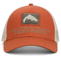 Simms Double Haul Icon Trucker Cap Simms Orange