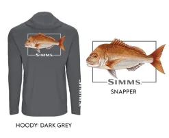 Simms Graphic Solartech Hoody Snapper