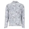 Simms Solarflex Hooded Sunshirt Back Eddy White