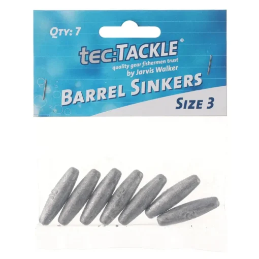 Tectackle Barrel Sinker