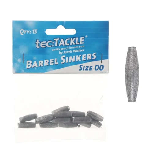 Tectackle Barrel Sinker