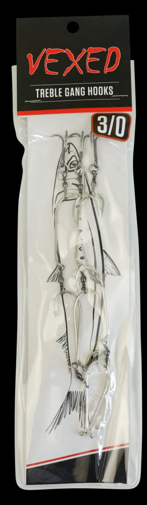Vexed Gang Hook with Treble 3-pack