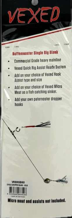 Vexed Singlenoster Rig Blank 3-pack