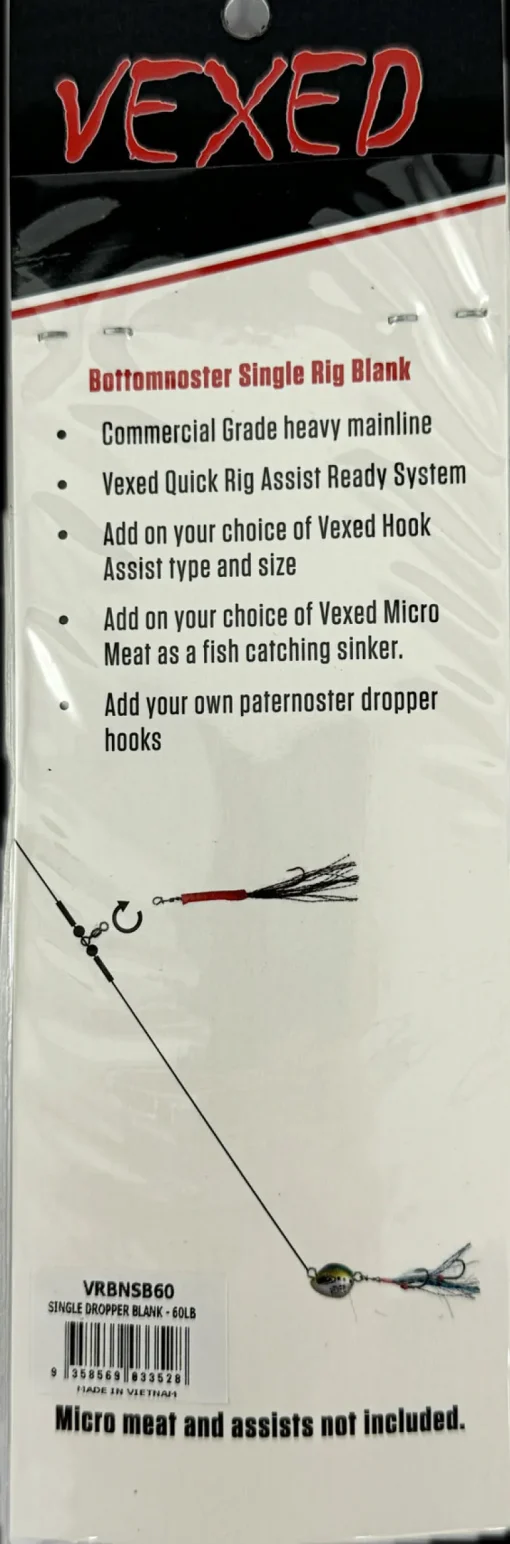 Vexed Singlenoster Rig Blank 3-pack